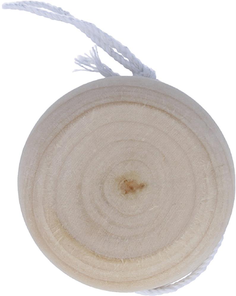 Yo-yo en bois personnalisé NATUS, devant