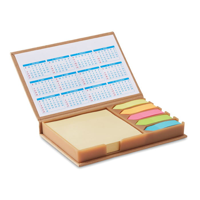 Set de bureau notes et calendrier personnalisé MEMOCALENDAR