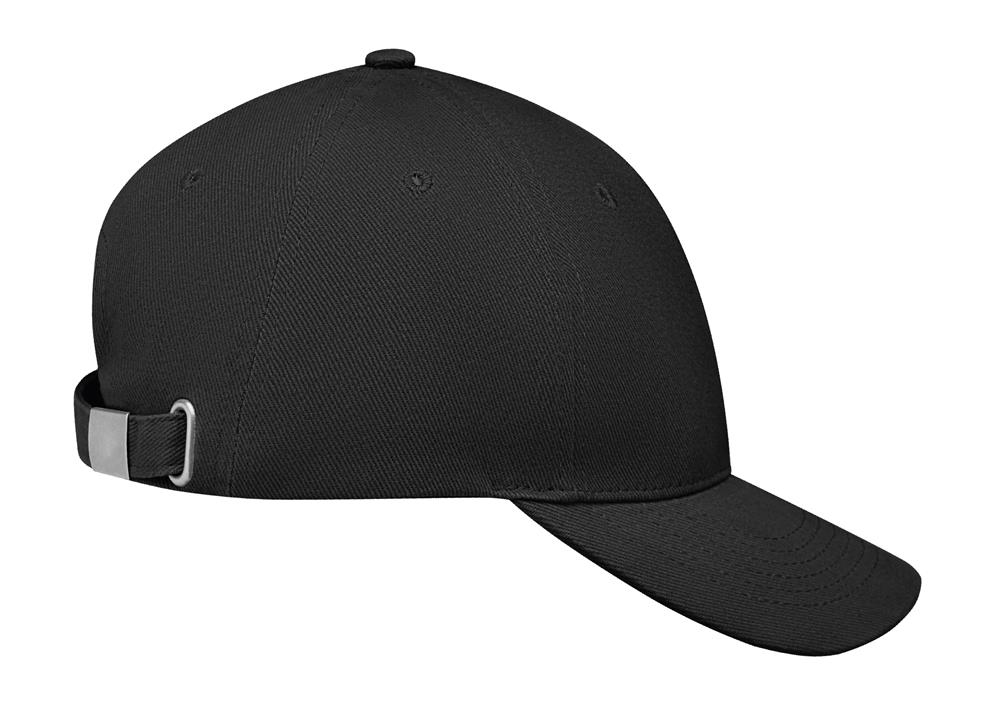 Casquette coton sergé personnalisée LONG BEACH SINGA, côté droite
