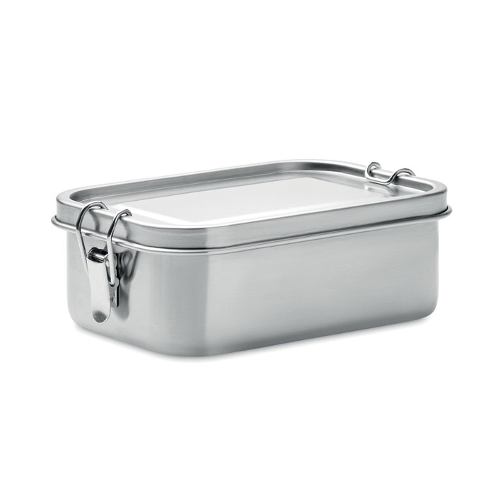 Lunch box inox 750 ml personnalisée CHAN LUNCHBOX, Argent Mat
