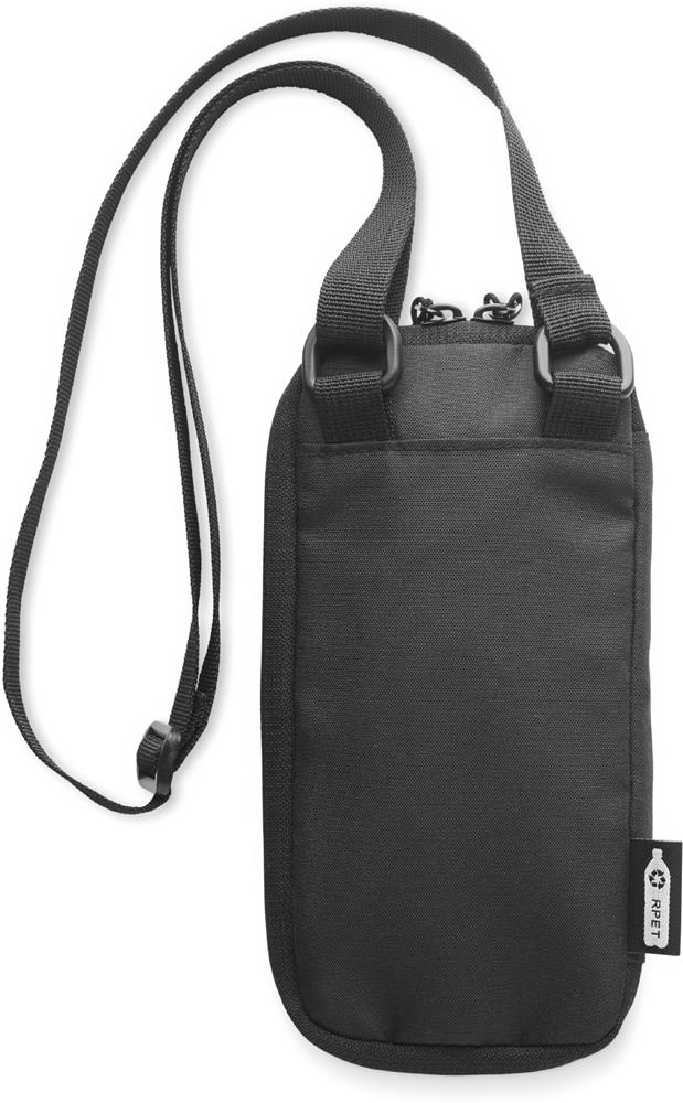 Sacoche smartphone RPET personnalisée VALLEY WALLET, dos