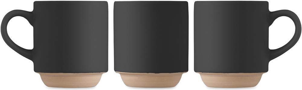 Tasse céramique empilable 170 ml personnalisée CERACK, tour complet