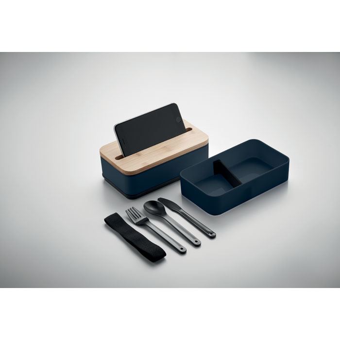 Lunchbox 2 x 400 ml couvercle bambou personnalisée WINT