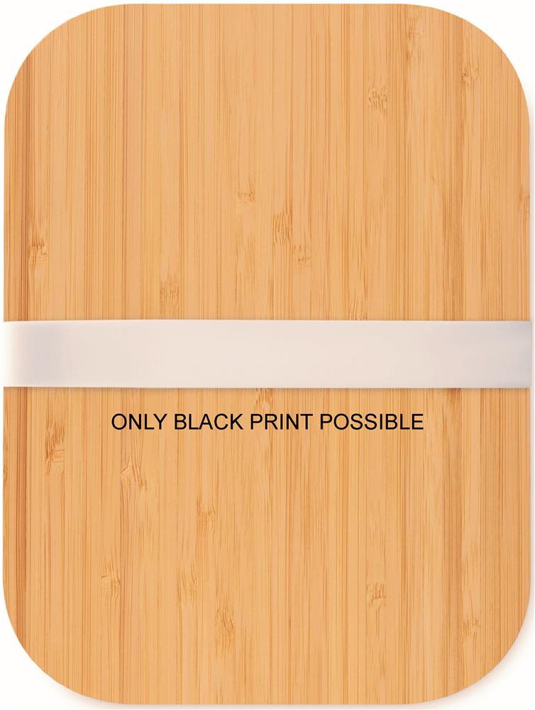 Lunch box verre 800 ml personnalisée TUNDRA LUNCHBOX, ruban