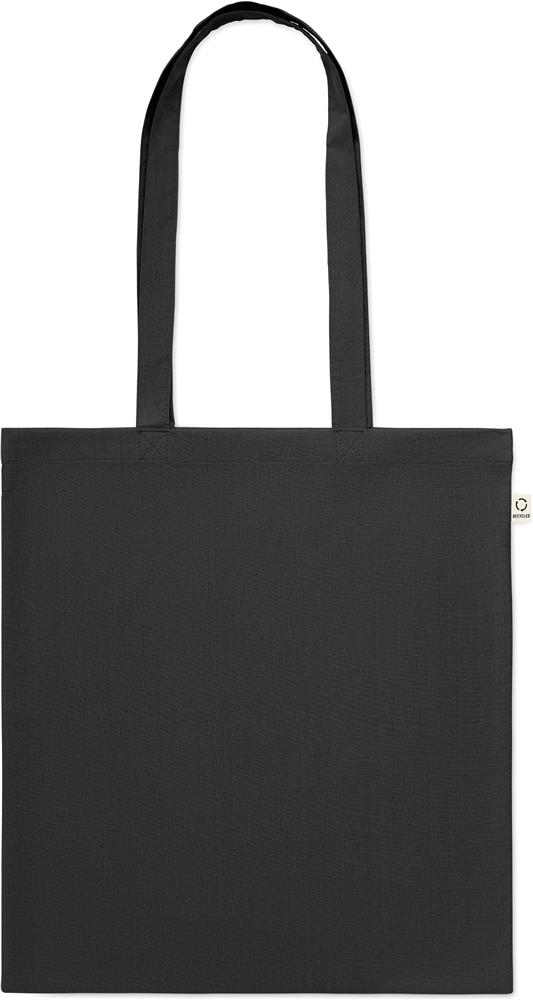 Tote bag coton recyclé 140 g/m² personnalisé VIVEKA COLOUR, surface de marquage