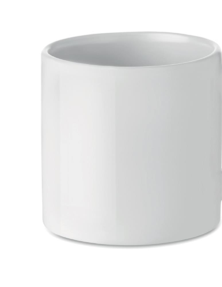 Mug céramique 200 ml personnalisé MINI SUBLIM, face opposée à la poignée