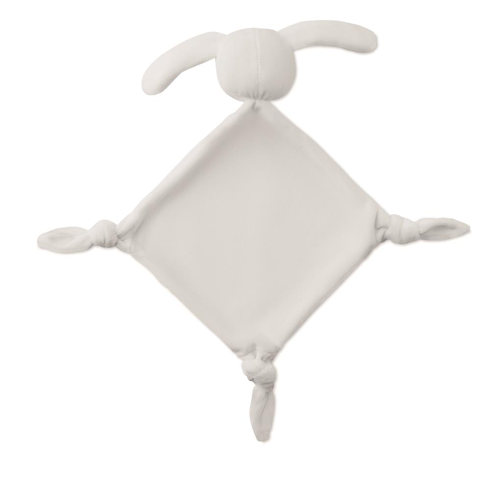 Doudou bébé blanc personnalisé LULLABY, dos