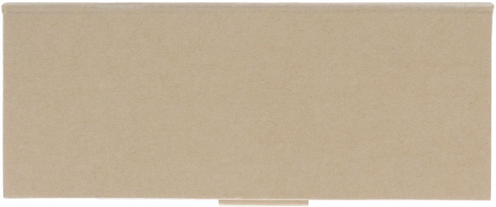 Set de bureau boîte carton recyclé personnalisé STIBOX, dessus couvercle