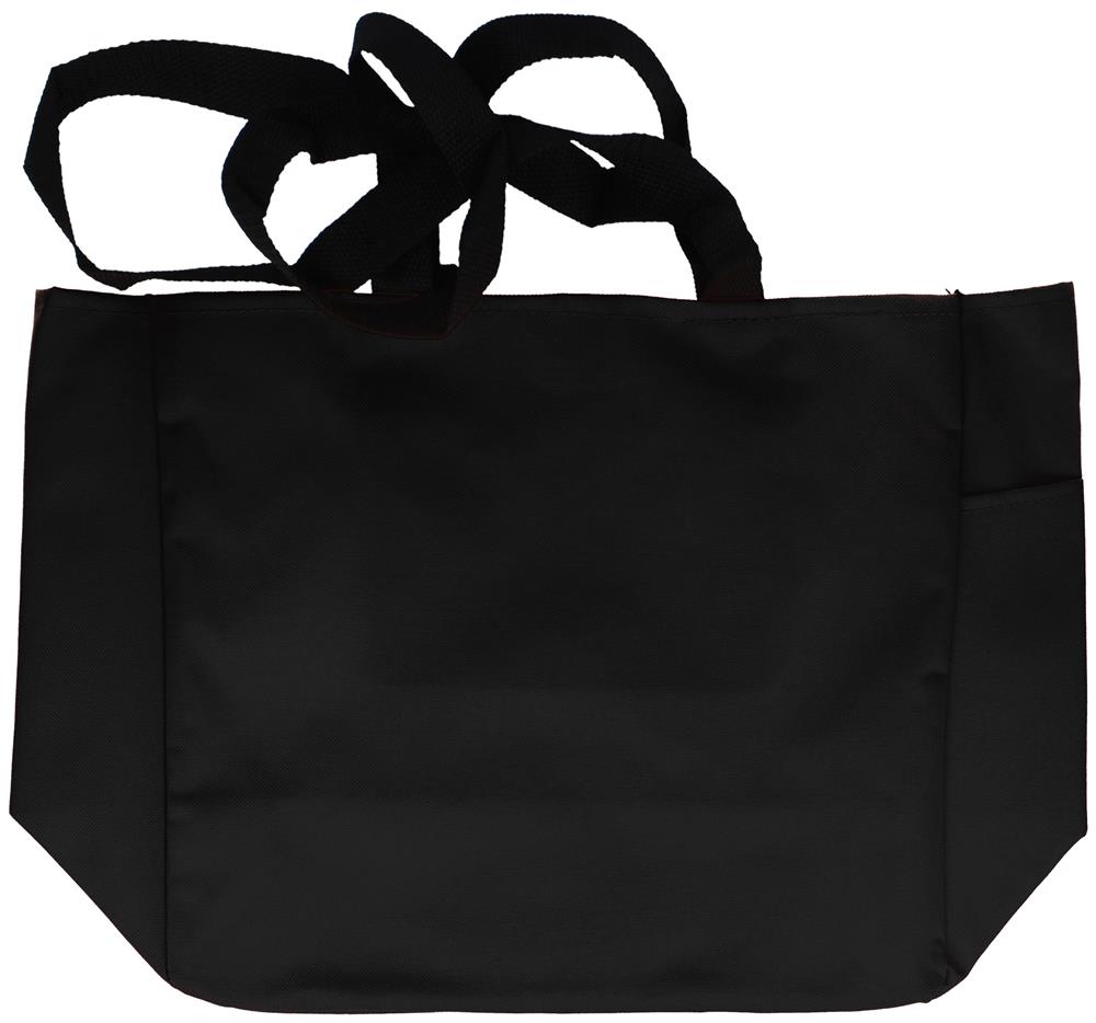 Sac shopping polyester 600D personnalisé CAMDEN, devant