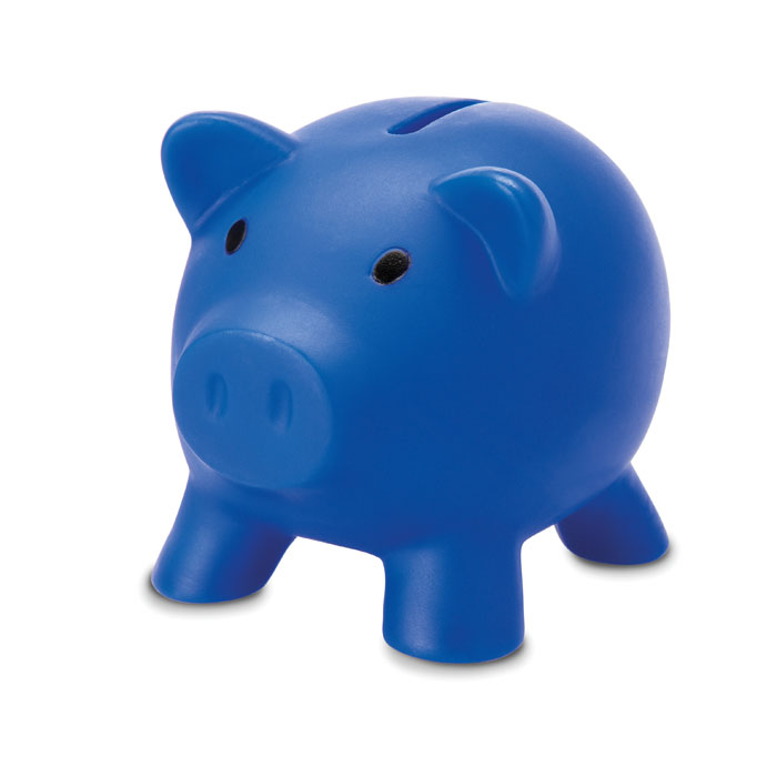 Tirelire PVC personnalisée SOFTCO, Bleu