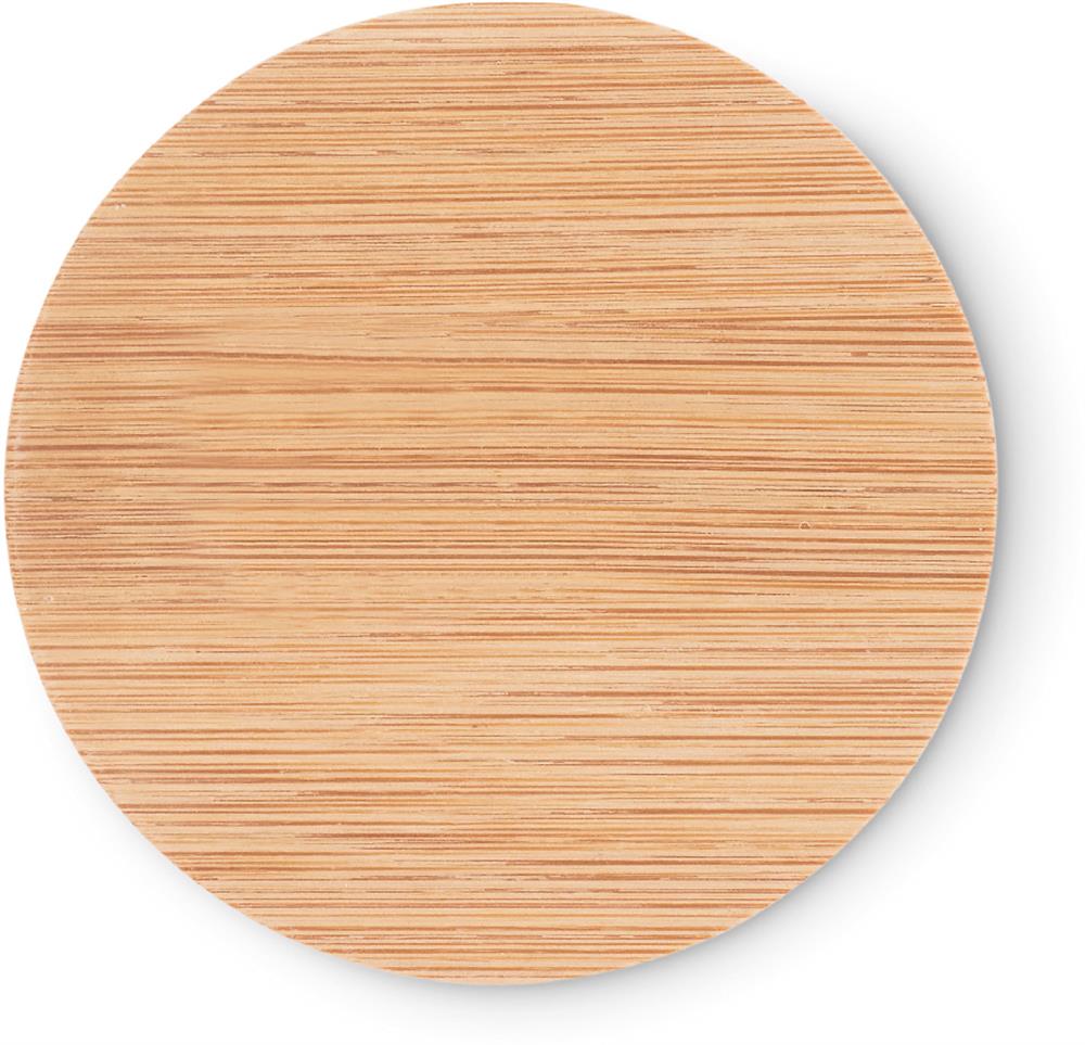 Miroir de poche bambou FSC personnalisé MALAY, dos