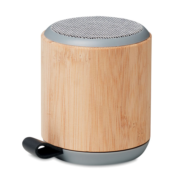 Enceinte bambou 3 W personnalisée RUGLI, Bois
