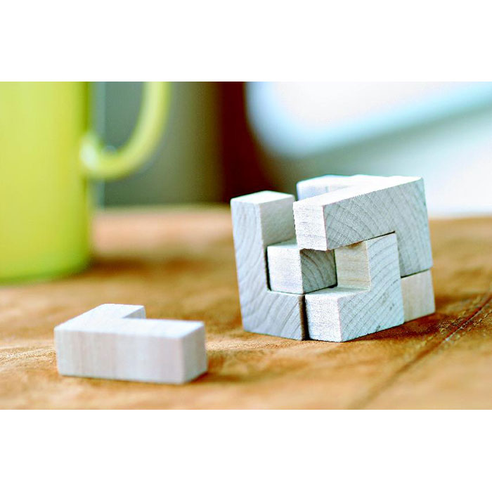 Casse-tête cube en bois personnalisé TRIKESNATS