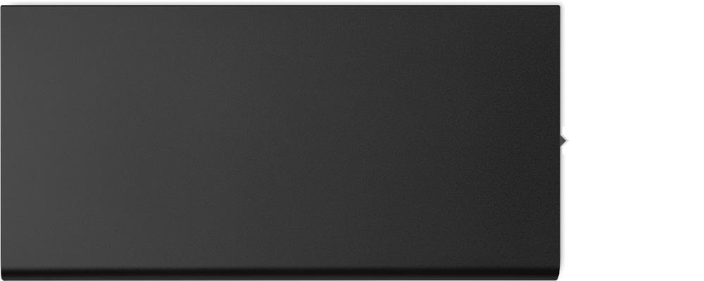 Batterie externe plate 8000 mAh personnalisée POWERFLAT8C, dessus (gravure laser)