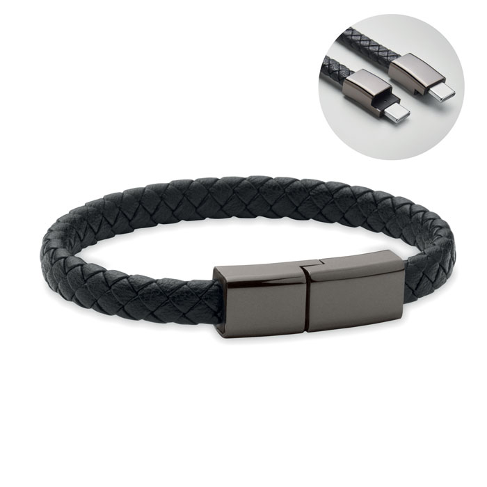 Bracelet câble USB-C 60 W personnalisé FAULETI CHARGE