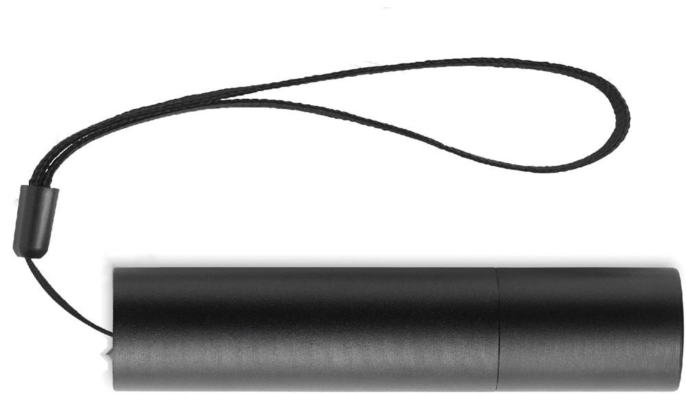 Lampe torche rechargeable aluminium personnalisée ALUMINATE, côté 3