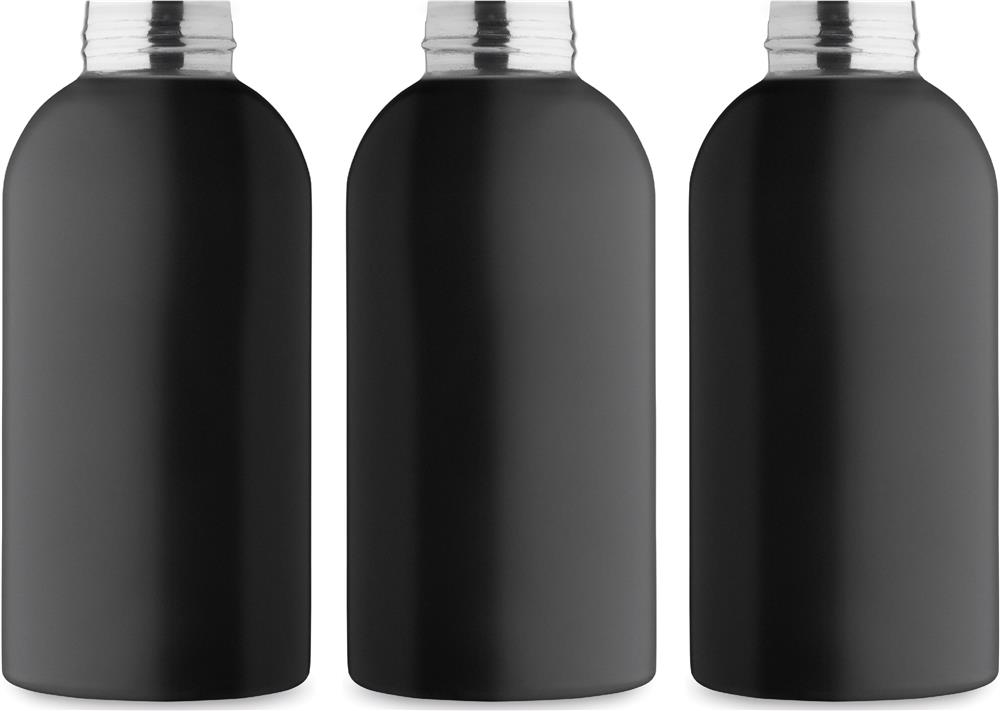 Bouteille inox recyclé 500 ml personnalisée ATHENA MID, tour complet (impression numérique 360)