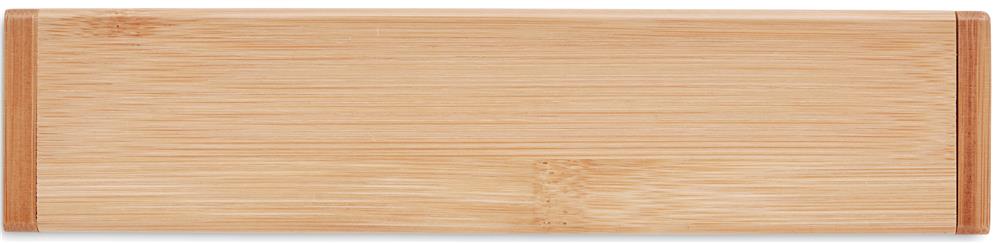 Stylo bille coffret bambou personnalisé ETNA, couvercle
