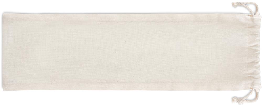 Couverts à salade bambou personnalisés MAYEN SET, pochette côté 1