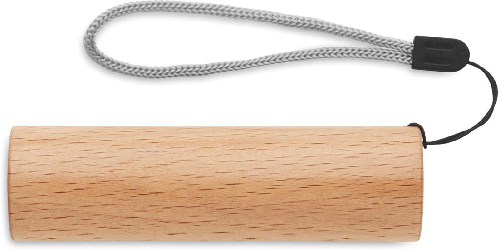 Lampe torche bois rechargeable personnalisée LITE, côté 1