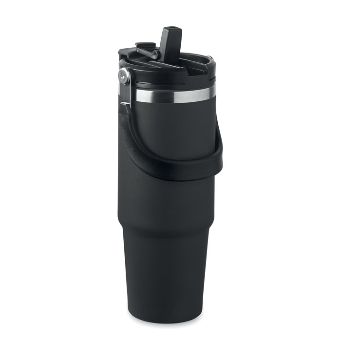 Gobelet isotherme 850 ml avec paille personnalisé SUMA HAND