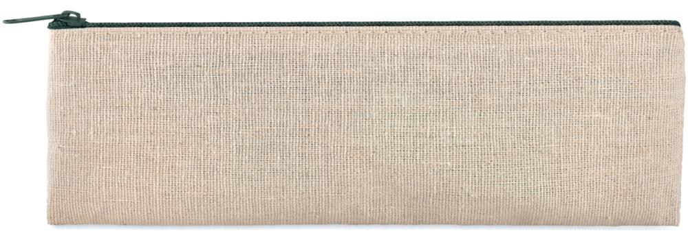 Trousse garnie jute et coton personnalisée TEKINA, devant
