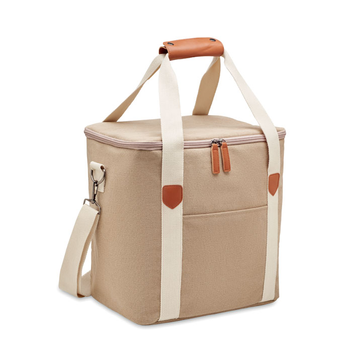 Sac isotherme toile 450 g/m² personnalisé KECIL LARGE, Beige