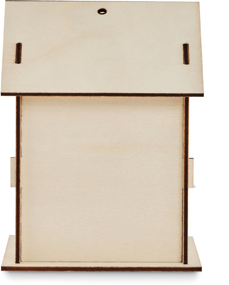 Nichoir en bois à monter personnalisé PAINTHOUSE, gauche