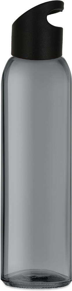 Bouteille en verre 470 ml personnalisée PRAGA, capuchon côté 1