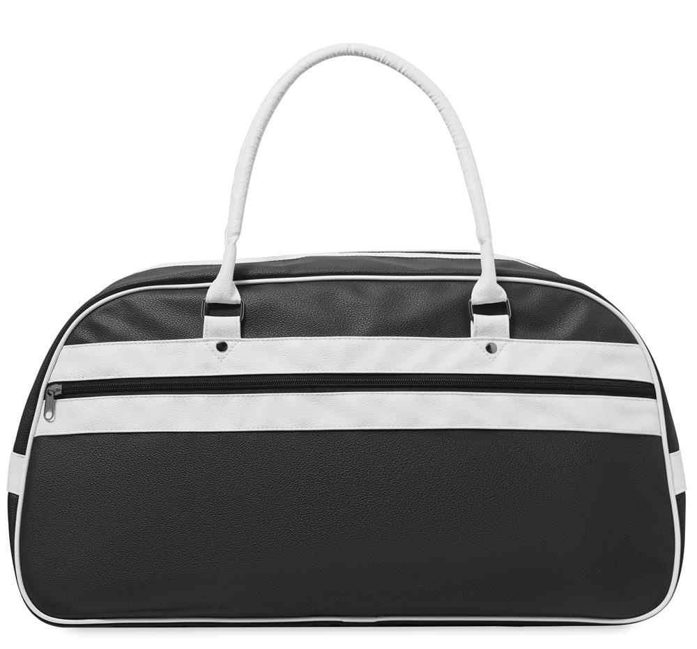 Sac de sport PU style vintage personnalisé NOSTALGIC, devant poche