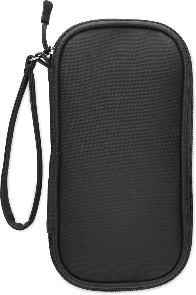 Trousse organisatrice RPET 600D personnalisée ALLTHERE, côté 1