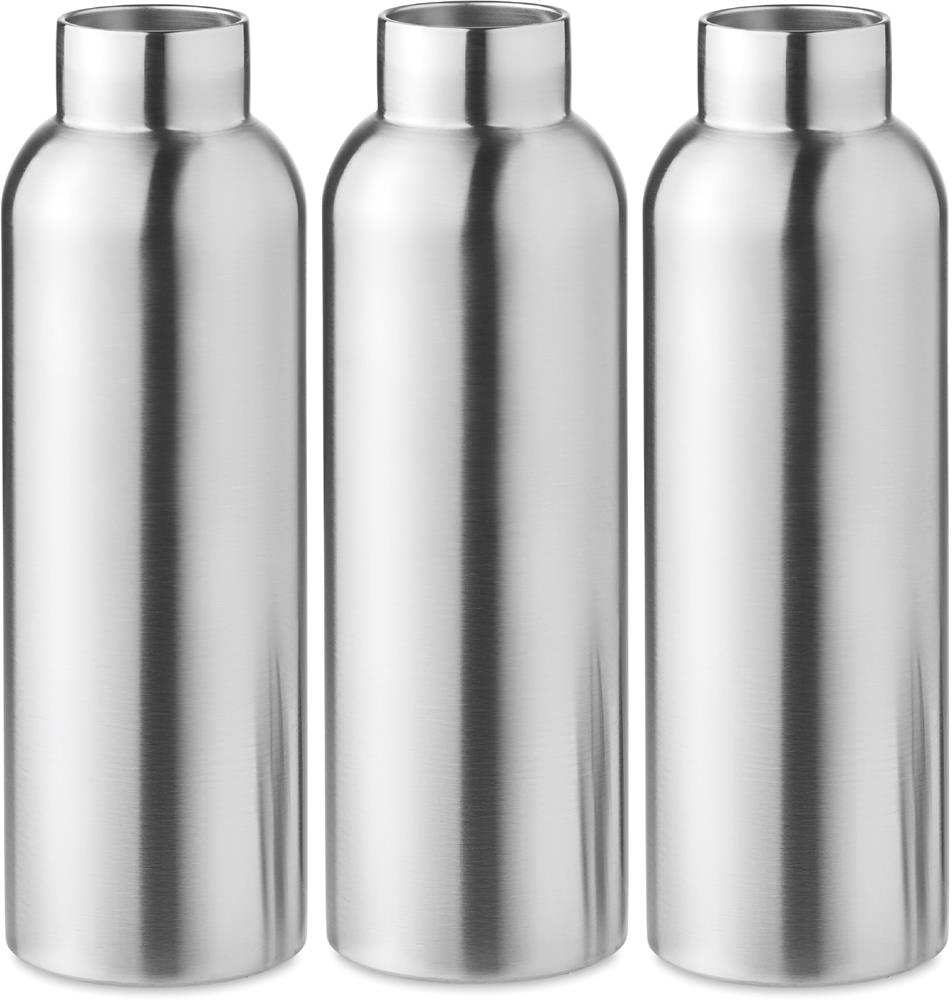Bouteille isotherme 750 ml bambou personnalisée HELSINKI MED, tour complet (impression numérique 360)