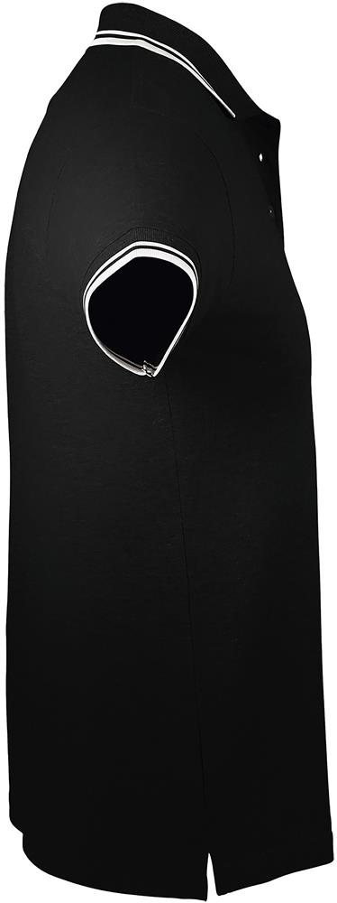 Polo col rayé 200 g/m² personnalisé PASADENA MEN, manche droite
