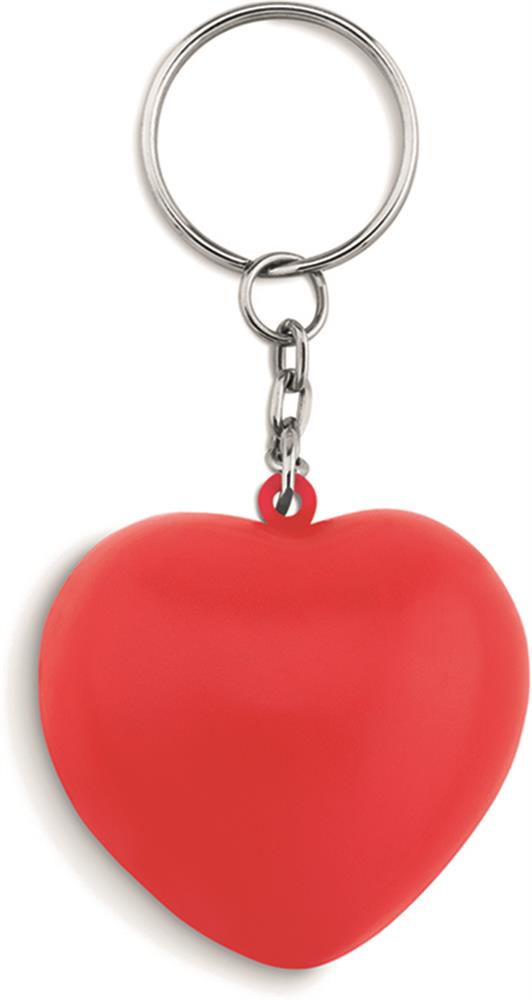 Porte-clés cœur simili-cuir personnalisé LOVY RING, dos
