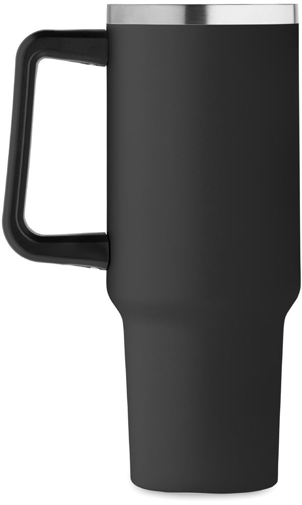 Gobelet isotherme 1200 ml avec paille personnalisé SUMA, gauche