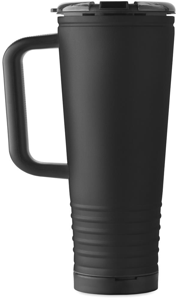 Gobelet isotherme 700 ml avec corne personnalisé HOWLER CUP, gauche (gravure laser)