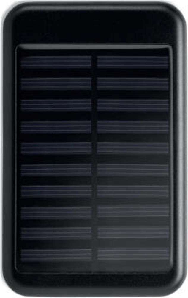 Batterie solaire 4000 mAh personnalisée SOLARFLAT, dessus