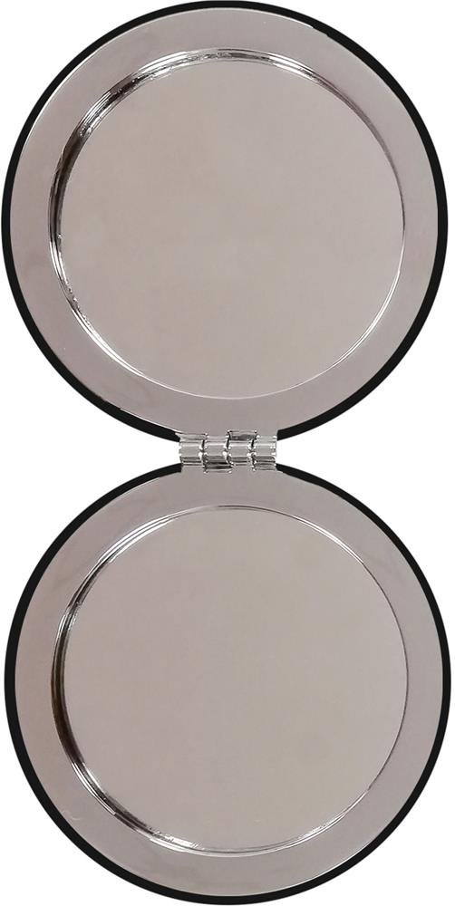 Miroir de poche rond personnalisé GLOW ROUND, miroir dessus