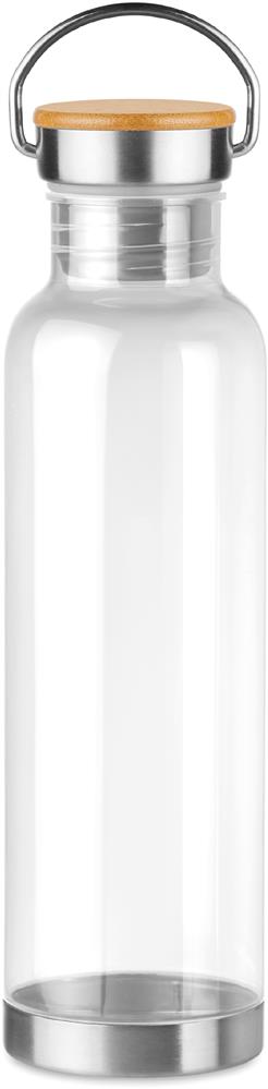 Bouteille Tritan 800 ml bambou personnalisée HELSINKI BASIC, dos