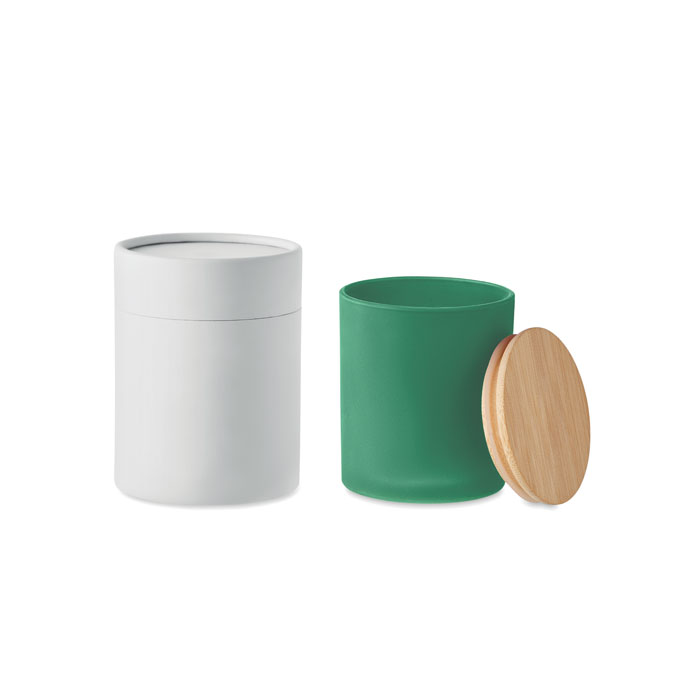 Bougie végétale 120 g verre dépoli personnalisée KEOPS SMALL
