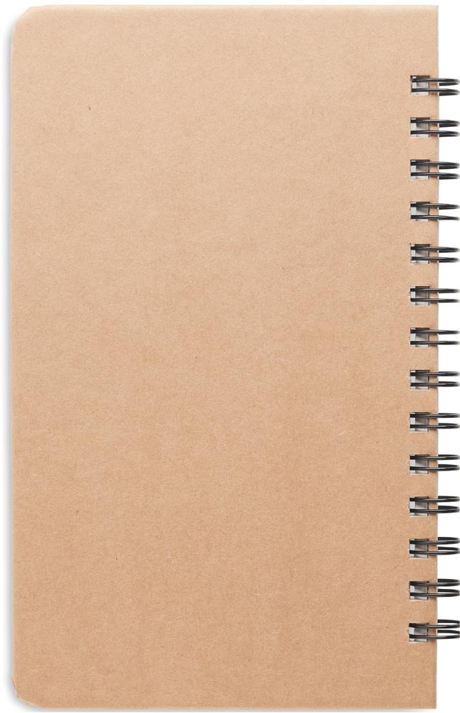 Carnet A5 à graines de pin personnalisé GROWNOTEBOOK™, dos