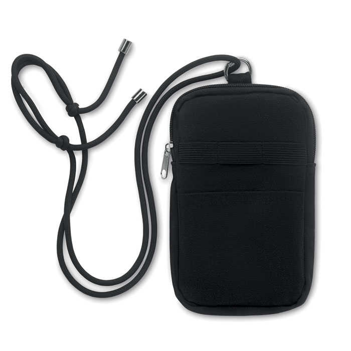 Sacoche smartphone coton recyclé personnalisée MOBIBOLSA
