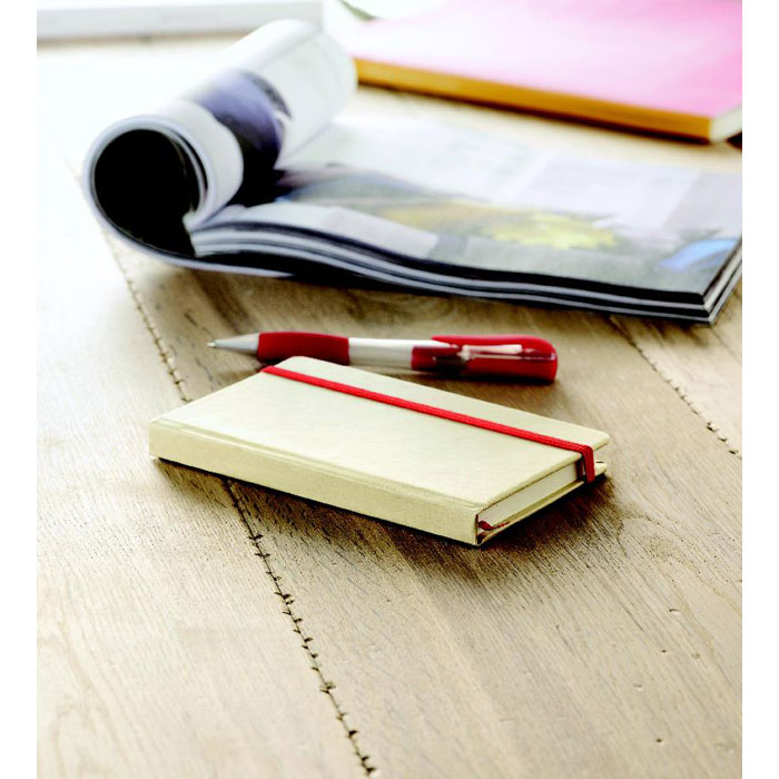 Carnet A6 papier recyclé personnalisé EVERNOTE