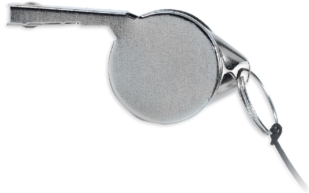 Sifflet métal avec cordon personnalisé XIULA, side1