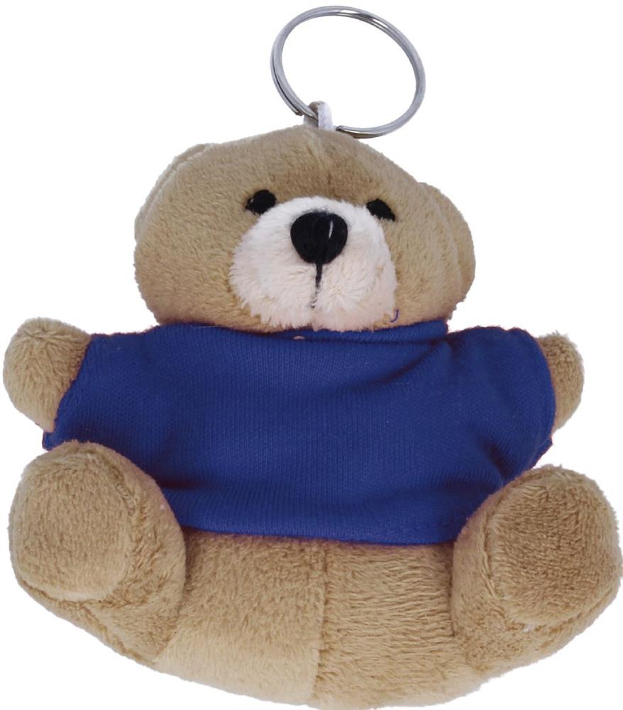 Porte-clés ourson peluche personnalisé NIL, devant