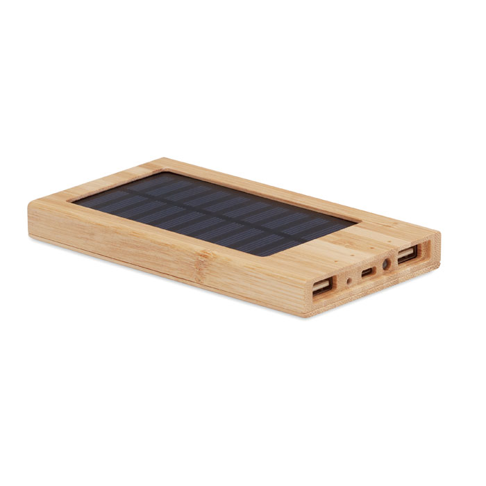 Batterie solaire bambou 4000 mAh personnalisée ARENA SOLAR
