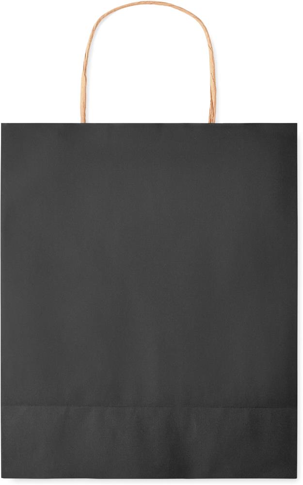 Petit sac papier recyclé 90 g/m² personnalisé PAPER TONE S, dos (étiquette numérique)