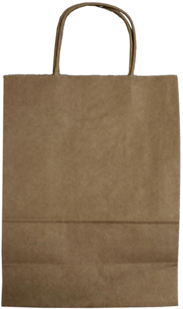 Sac cadeau papier 150 g/m² personnalisé PAPER MEDIUM, dos (étiquette numérique)