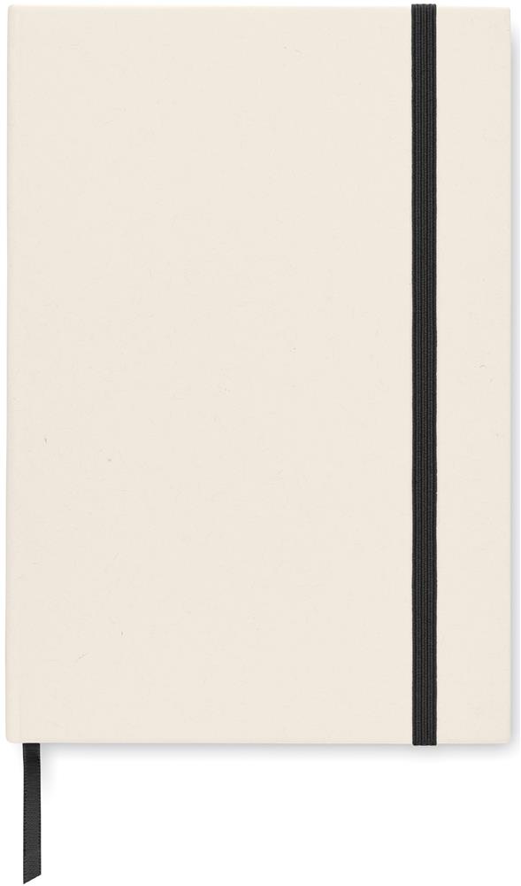 Carnet A5 carton de lait recyclé personnalisé MITO NOTE, devant (impression numérique)