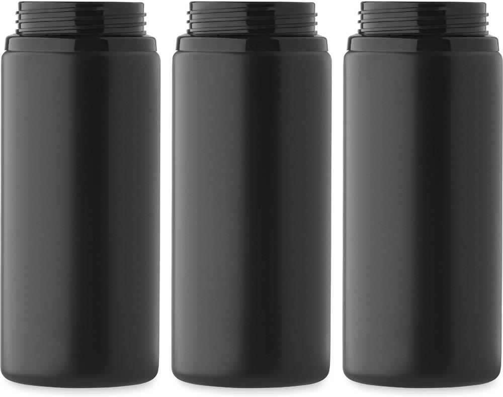 Bouteille inox recyclé 500 ml à paille personnalisée SPOT, tour complet (impression numérique 360)